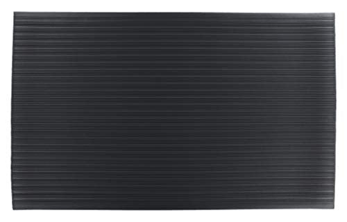 Guardian Air Step Anti-Fatigue Floor Mat, Vinyl, 2'x3', Black, Reduces fatigue and discomfort, Can be easily cut to fit any space - size: 36"L x 24"W x 0.3"Th