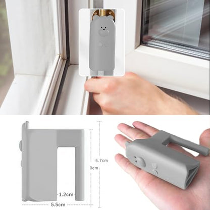 Door Pinch Guard,Slam Stoppers,Soft Stopper Hinge,Hanging Rubber Wedge,Grey,2PCS - color: Greyx2