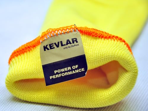 G & F PRODUCTS 100% Kevlar fiber by DuPont Cut Resistant Knit Sleeve, Sold by 6-piece pack - color: Cut Level 3 No Thum Slot 18 Inch