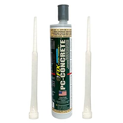 PC Products 72561 PC-Concrete Two-Part Epoxy Adhesive Paste for Anchoring and Crack Repair, 8.6 oz Cartridge, Gray - size: 8.6 oz, style: PC-Concrete