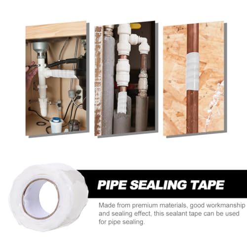 Cabilock 3m Pipe Tape Rubberized Sealant Tape Leak Repair Waterproofing Water Sealant Duct for Sewer