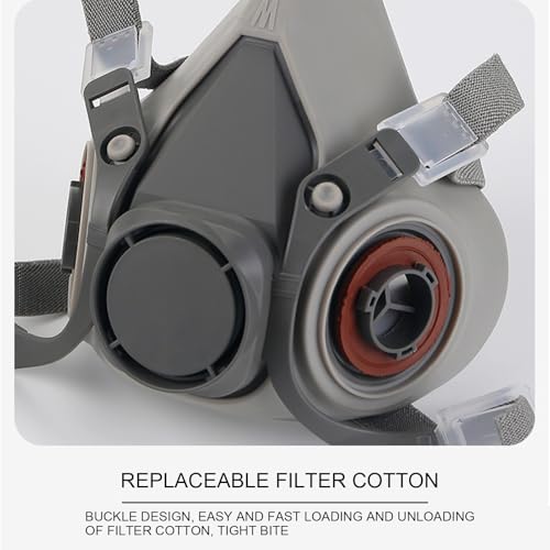 Respirator Masken | Reusable Half Face Spray Paint Masken | Dust Proof Washable Sanding Respirator Kit for Painting, Sanding, Welding