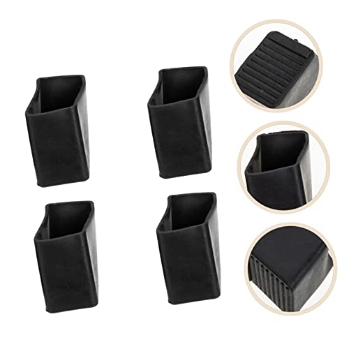 ORFOFE 4pcs Non-Slip Ladder Pad Staircase Step Treads Stair Protectors for Carpeted Stairs Easy Install