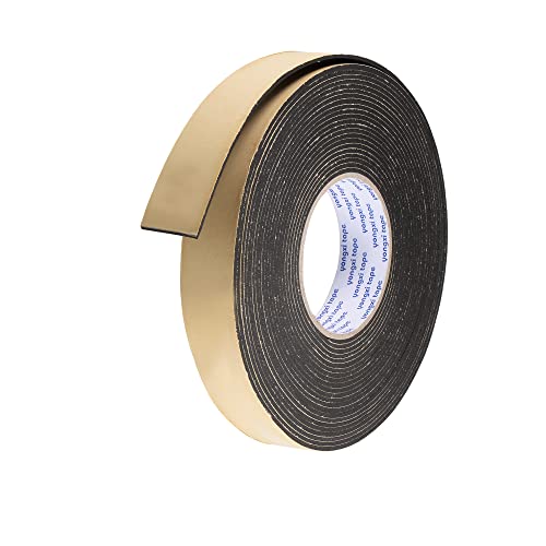 uxcell Sealing Foam Tape 30mm Wide 2mm Thick 10m/32.8ft Long, EVA Self Adhesive Weather Strip for Window Door Insulation - size: 30mmx2mmx10m