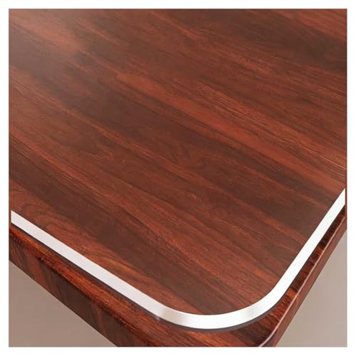 1.5mm Thick Clear Plastic 48"x112" Desk Cover, Anti-Scratch Mat for US Wooden Furniture, Camping Grounds & Garage Workbenches