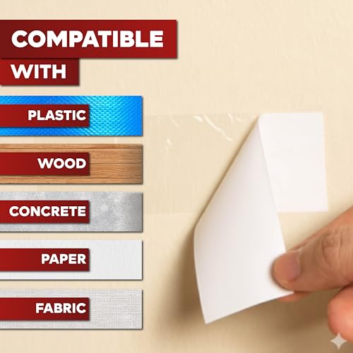 XFasten Double Sided Tape Clear, Removable, 1.5-Inch by 30-Yards, Single Roll Ideal as a Gift Wrap Tape, Holding Carpets, and Woodworking - size: 1.5 Inch X 30 Yards