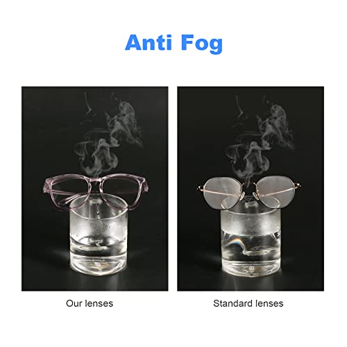 Stylish Safety Glasses Goggles for Women Girls Anti-fog Glasses Protective Eyewear Clear Glasses - color: Pink+clear