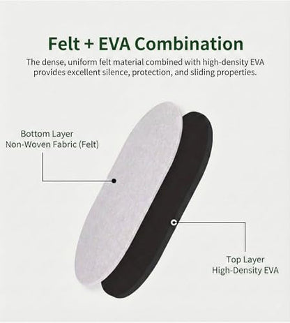 Extra Large Furniture Sliders for Carpet, 9.5 Inch Heavy Duty Reusable Moving Pads for Carpet and Hardwood Floors, Glides to Protect Surfaces and Easy Relocation - size: For Hard Surfaces - 4 PCS