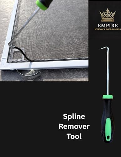Screen Spline Roller Tool/Repair Kit, Wood Handle Roller, Combination Nylon Wheel Roller, and Spline Hook Removal Tool - Empire Window & Door Screens