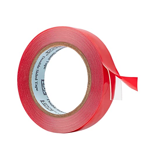 HPP Double Sided Tape Clear, Heavy Duty Tape, Strong and Permanent for Outdoor and Indoor, (1in x 16ft) - size: 1in x 16ft
