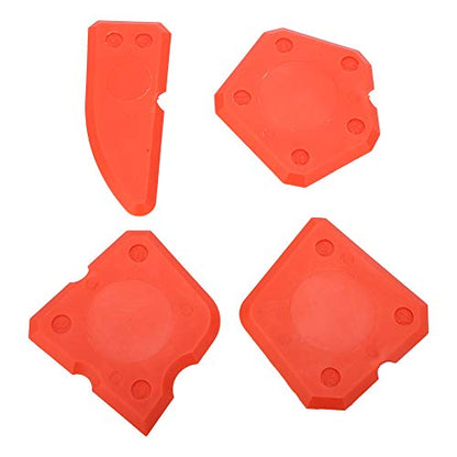 Caulk Remover Tool, Silicone Caulking Tool 4 Pieces Silicone Finishing Tools Caulking Tools Caulking Tool Kit Caulking Tool Set for Silicone Sealant Grout Finishing Sealing