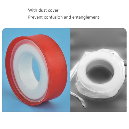 PTFE Thread Sealant Tape Leak Proof Solution Versatile PTFE Plumbing Tape Simple for Kitchen & Bathroom Pipe Connection
