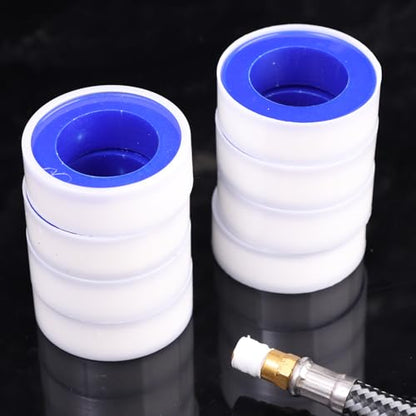 2Pcs Water Pipe Stop Leaks Sealing Tape Sink Drain Pipe Thread Duct Tapes Plumbing Fitting Repair Tool Waterproof PTFE Sealant Tape ﻿ - color: 2Pcs