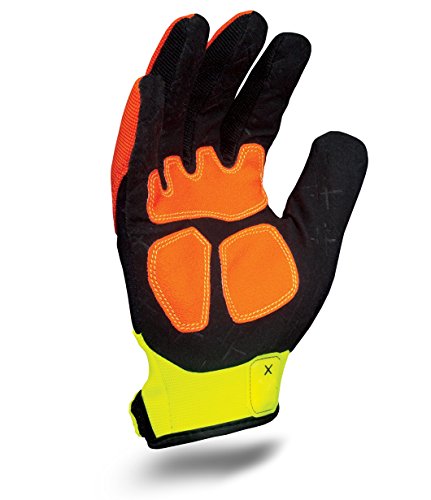 Ironclad EXO2-HZA-03-M EXO Hi-Viz Abrasion Gloves - size: Medium