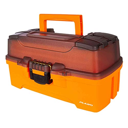 Plano Two Tray Tackle Box, PLAMT6221 - color: Orange/Black, style: Two-Tray