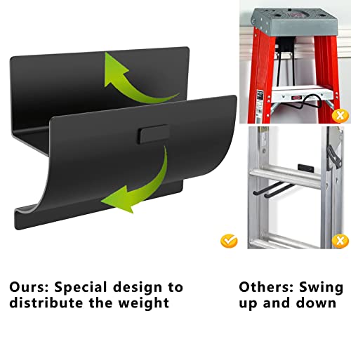 Heavy-Duty Wall Mount Ladder Hooks for Storage - Wheelbarrow Hangers for Garage Wall - 1 Pack - size: 1 P