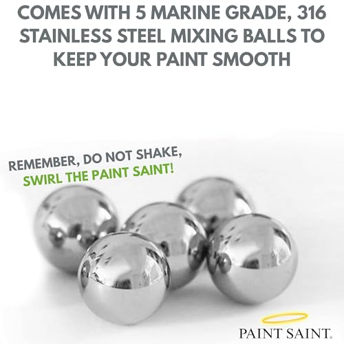 Paint Saint – 10 Airtight Touch Up Containers with Built-in Brush | Mess-Free Storage | Quick, Satisfying Touch Ups | Perfect for Homeowners or Industrial & Commercial Property Managers (10) - size: 1 Count (Pack of 10)