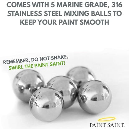 Paint Saint – 20 Airtight Touch Up Containers with Built-in Brush | Mess-Free Storage | Quick, Satisfying Touch Ups | Perfect for Homeowners or Industrial & Commercial Property Managers (20) - size: 1 Count (Pack of 20)