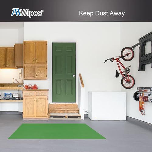 AAwipes Sticky Mat Tacky Pads Adhesive 18" x 24" 10 Packs, 30 Sheets/Packs, 300 Sheets Total Green Cleanroom Floor Mats Remove Dirt for Laboratory Construction Hospital Shoes - size: Green 18" x 24"
