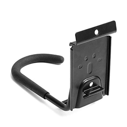 Slatwall Bike Hooks, Heavy Duty Bicycle Hangr with PVC Coating, Wall Mount Vertical Bicycle Storage Rack (2 Pack, Black)