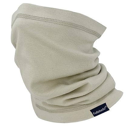 Fullsheild FR Flame Resistant Face Mask Full Cover Neck Gaiter Snood for Welding Hunting Army Military Working - color: Lightkhaki