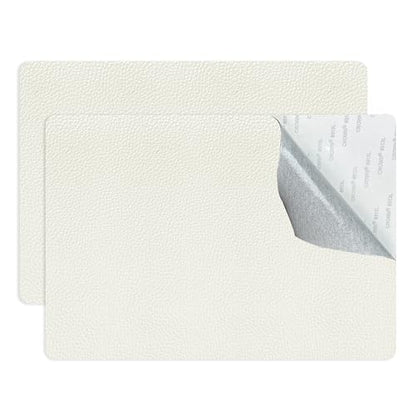 Self Adhesive Leather Repair Patch,8x12 inch Vinyl Repair Kit,Leather Repair Kit for Furniture,Car Seat,Couch,Office Chair,2 Pcs Beige - color: Beige, size: 8*12inch