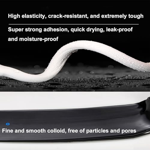 9900 Sealant Waterproof,Outdoor Silicone Sealant, Permanently Repairs Roof & Wall Cracks, Waterproof, Heat & Stretch-Resistant, Tough & Tear-Proof for Exteriors,16.9 fl oz (Transparent)