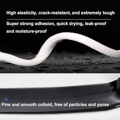 9900 Sealant Waterproof,Outdoor Silicone Sealant, Permanently Repairs Roof & Wall Cracks, Waterproof, Heat & Stretch-Resistant, Tough & Tear-Proof for Exteriors,16.9 fl oz (Transparent)