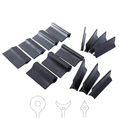 14 pcs Rubber Polishing Pad -Flexible Contour and Angle Sanding Grips Set,Rubber Sanding Block Angle Sanding Pads for Convex and Concave Sanding, Sanding Tools for Woodworkers/Home/Arts/Crafts