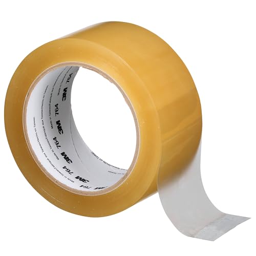 3M Vinyl Tape 764, General Purpose, 2 in x 36 yd, Transparent, 1 Roll, Light Traffic Floor Marking Tape, Social Distancing, Color Coding, Safety, Bundling - color: Transparent, size: 2 in X 36 Yd