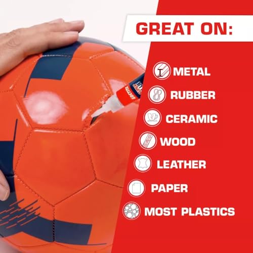 Loctite Super Glue Gel Tube, Clear Superglue for Plastic, Wood, Metal, Crafts, & Repair, Cyanoacrylate Adhesive Instant Glue, Quick Dry - 0.07 fl oz Bottles, Pack of 2 - size: Pack of 2