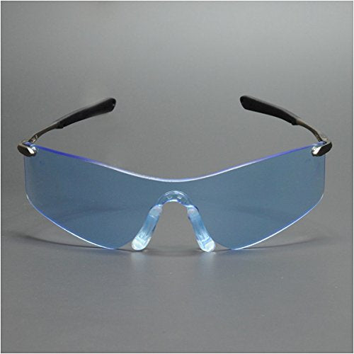 MCR Safety Glasses T4113AF Rubicon T4 Light Blue Lens with UV Protection and Anti-Fog Coating, 1 Pair - size: 1 Count (Pack of 1)