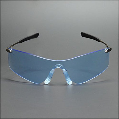 MCR Safety Glasses T4113AF Rubicon T4 Light Blue Lens with UV Protection and Anti-Fog Coating, 1 Pair - size: 1 Count (Pack of 1)