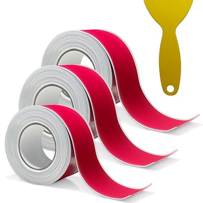 3 Rolls White Caulk Tape for Bathtub Self Adhesive, Peel and Stick Caulk Strip Waterproof, Toilet Base Sealer Strip, Toilet Sealant Tape - style: 3 Rolls-RIF