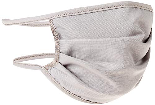 Adjustable Cotton Blend Face Cover 3-Pack, Grey, One Size (226670) - color: Grey, size: 3 Count (Pack of 1)