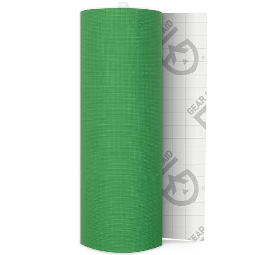 GEAR AID Tenacious Tape 3” x 20” Fabric and Vinyl Gear Repair Tape, Fix Holes and Rips in Puffy Jackets, Rain Gear, Tents, Sleeping Bags and Outdoor Equipment, Green, 1 Roll - color: Green, style: 3" × 20" (1 Roll)