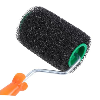 POPETPOP 1 Set Textured Paint Roller Brush Kit Wall Repair Tool with Rollers Holder for Smooth Finishes for Renters Landlords Ergonomic Design Durable Shed Resistant Paint Tools