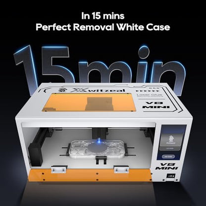 V8 MINI Laser Machine for iPhone Rear Screen Brackets and Camera Lens, w/Iron Molds & Phone Repair Tool Kits (Normal) - color: Normal