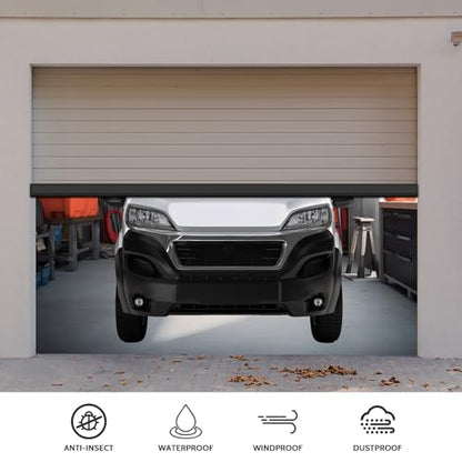 DGSL Universal Garage Door Seals Bottom Rubber, Garage Door Rubber Seal Strip Replacement, Weatherproofing Garage Door Weather Stripping with Nails (50 Feet) - size: 50 Feet