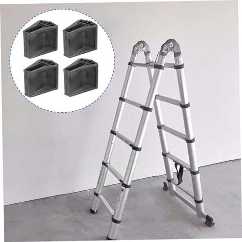 4pcs Slip Mats Outdoor Stair Treads Non-Slip Ladder Feet Covers Protector