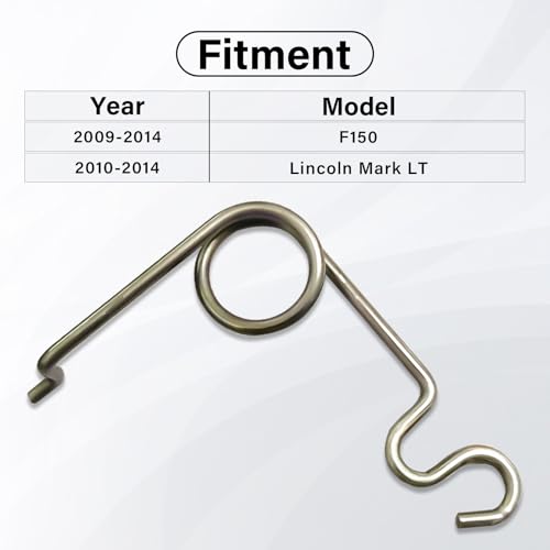 Ford F150 Fuel Door Lid Clip and Spring Repair (09-14) - size: 09-14 Spring