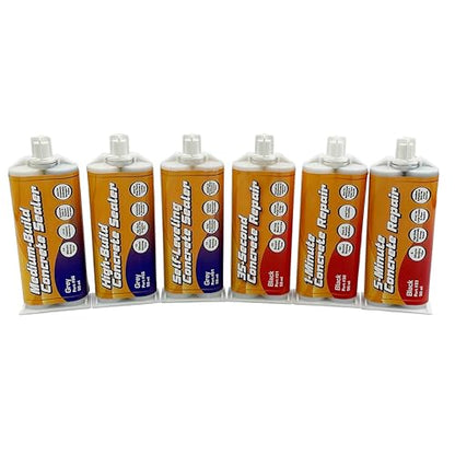 All-in-One Concrete Repair Adhesive – Professional Strength Crack & Damage Repair for Concrete, Masonry & Stone, 50ml (35, Seconds)