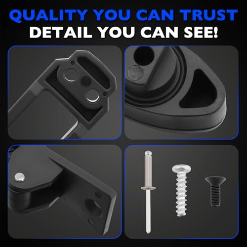 2206609 Clear Window Latch Hardware, Compatible with Polaris Pro XD (Full-Size Gas/Diesel, Crew Gas/Diesel) 2023-2026, Fit# Ranger Doors 2882188, 2882901, 2883229