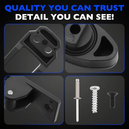 2206609 Clear Window Latch Hardware, Compatible with Polaris Pro XD (Full-Size Gas/Diesel, Crew Gas/Diesel) 2023-2026, Fit# Ranger Doors 2882188, 2882901, 2883229