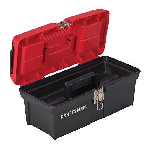 CRAFTSMAN Tool Box, Lockable, 16 in., Red/Black (CMST16901) (Pack of 6) - size: 16 inches (Pack of 6)