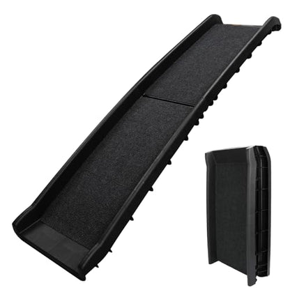 PawStep 51006 61 inch Portable Folding Pet Ramp with Carpet Great for Truck SUV Car - style: Non-Slip Pet Ramp