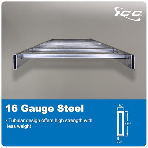 ICC Cable Runway Ladder Rack 5' Rack-to-Wall Mount Kit, 16-Gauge Steel, Made in USA