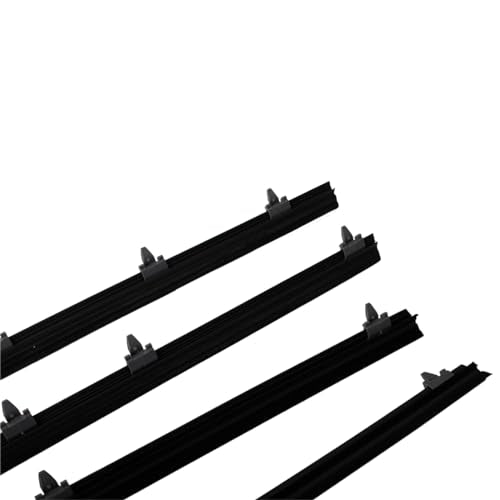 TRQ Door Window Belt Weatherstrip Kit Compatible with 1984-1989 Toyota 4Runner Pickup