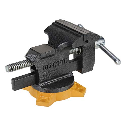 Olympia Tools 38-604 Bench Vise, Workshop Series, 4-Inch, gray - size: 4-inch