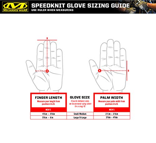 Mechanix Wear SpeedKnit Graphx Work Gloves, 1 Pack - Skeleton Bones Design, Touch Capable Gloves, Strong Grip in Dry, Wet and Oily Conditions (Large/X-Large, Black/White) - size: Large-X-Large, style: 1 Pair